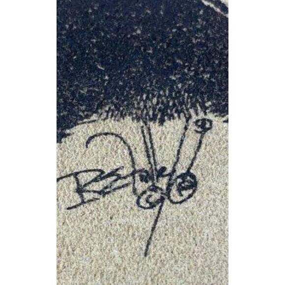 John Wayne Original Mixed Media Art (Leather) Signed/Framed - Picture 4 of 5